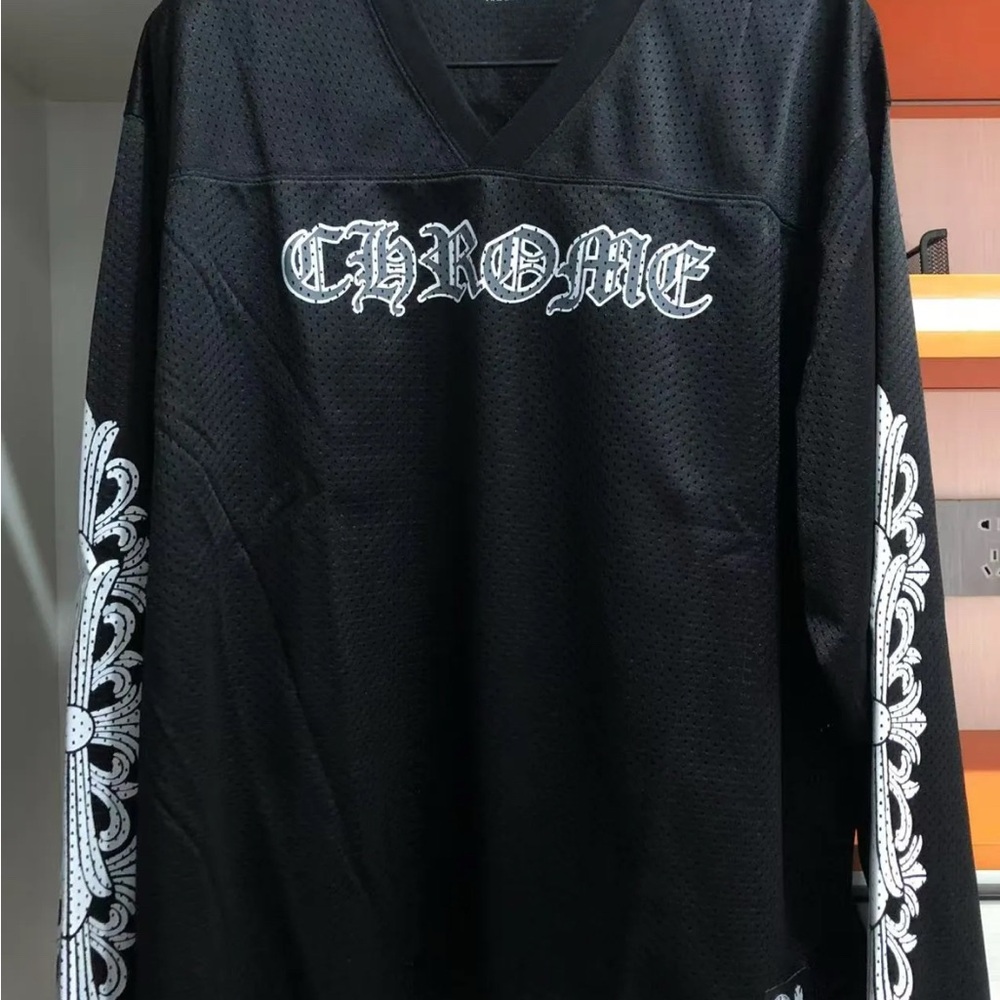 Black chrome heart jersey